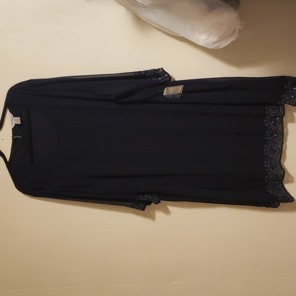Ulla Popken Navy Blue Dress